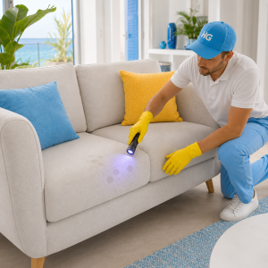 Чистка двухместного дивана в Испании и Португалии | Home Guardy