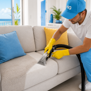 Чистка двухместного дивана в Испании и Португалии | Home Guardy