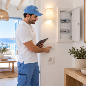 Desplazamiento y Diagnóstico de Electricista | Home Guardy