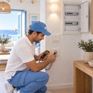 Desplazamiento y Diagnóstico de Electricista | Home Guardy