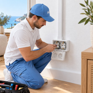 Instalación de Enchufe de Superficie | Home Guardy