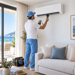 Single Split AC Installation – Labour Only | Home Guardy