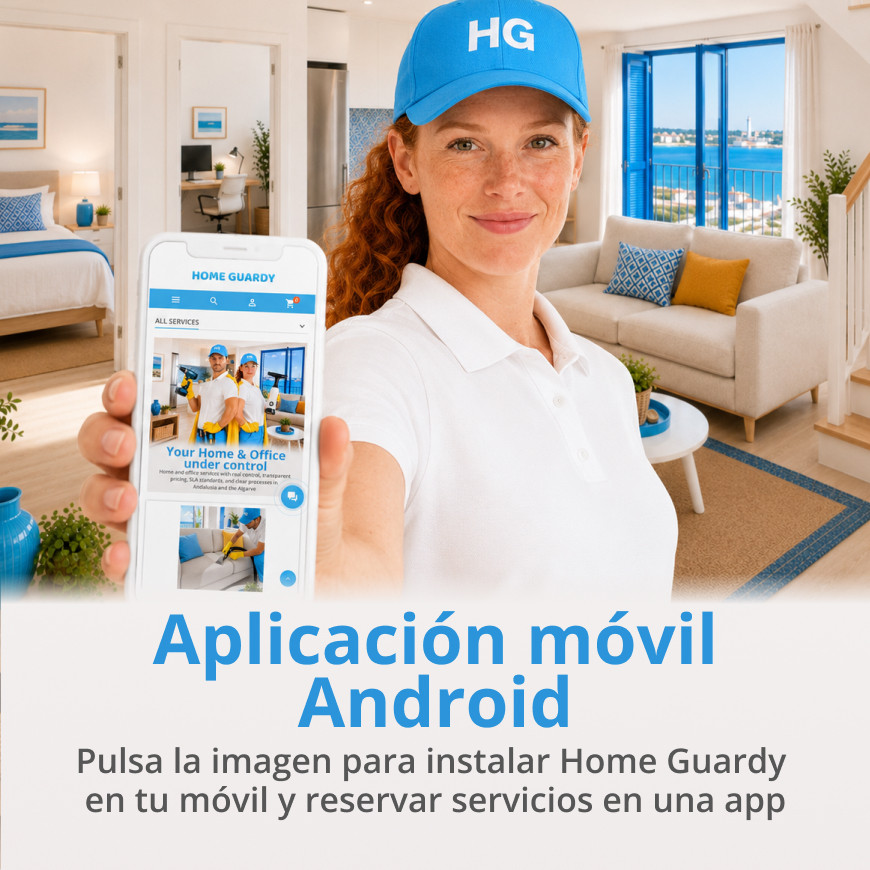 Pulsa la imagen para instalar Home Guardy en tu móvil y reservar servicios en una app